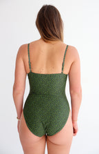 Lily Green Leopard One Piece