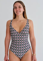 Magnolia Rectangle Green One Piece