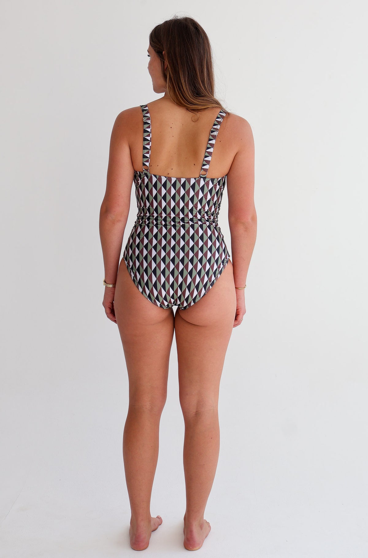 Magnolia Rectangle Green One Piece