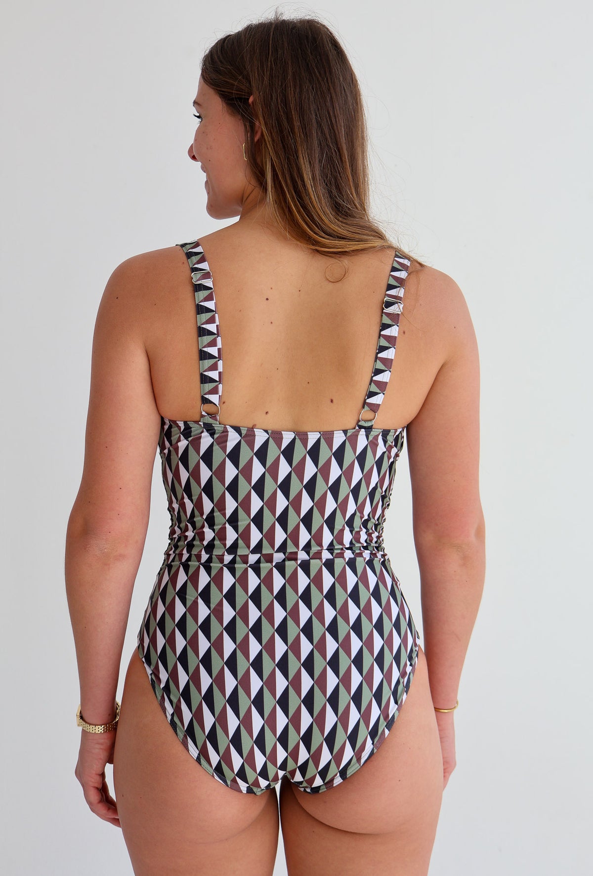 Magnolia Rectangle Green One Piece