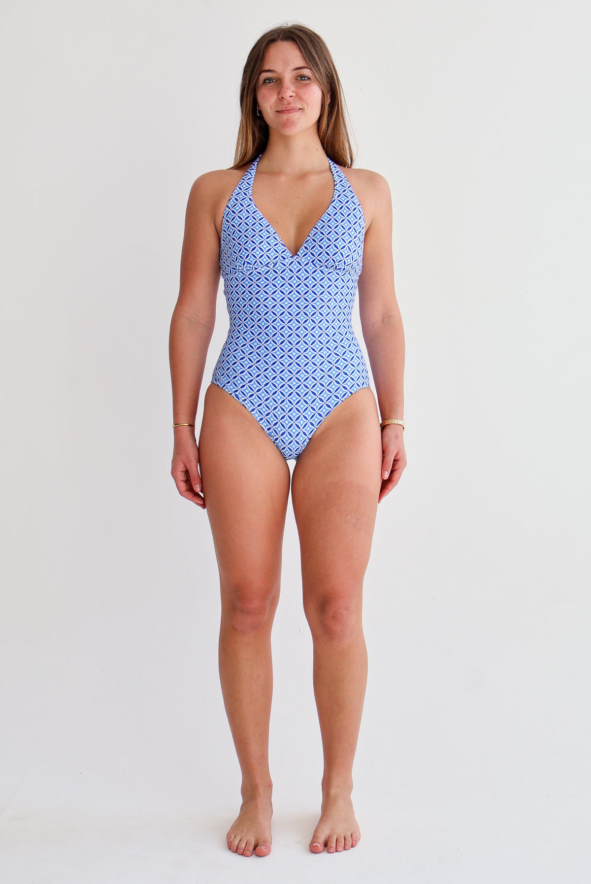 Marigold Greece Blue One Piece