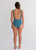 Dahlia Teal Greece One Piece