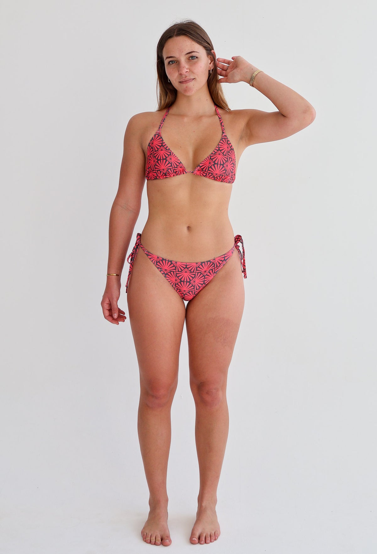 Pink Peacock Bikini Set