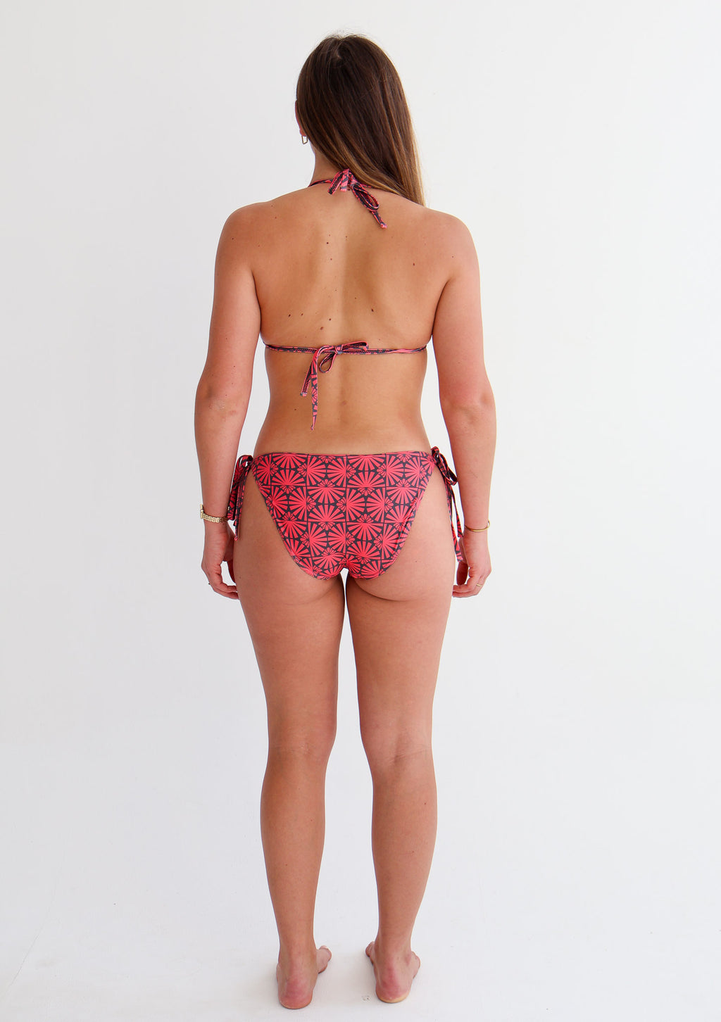Pink Peacock Bikini Set