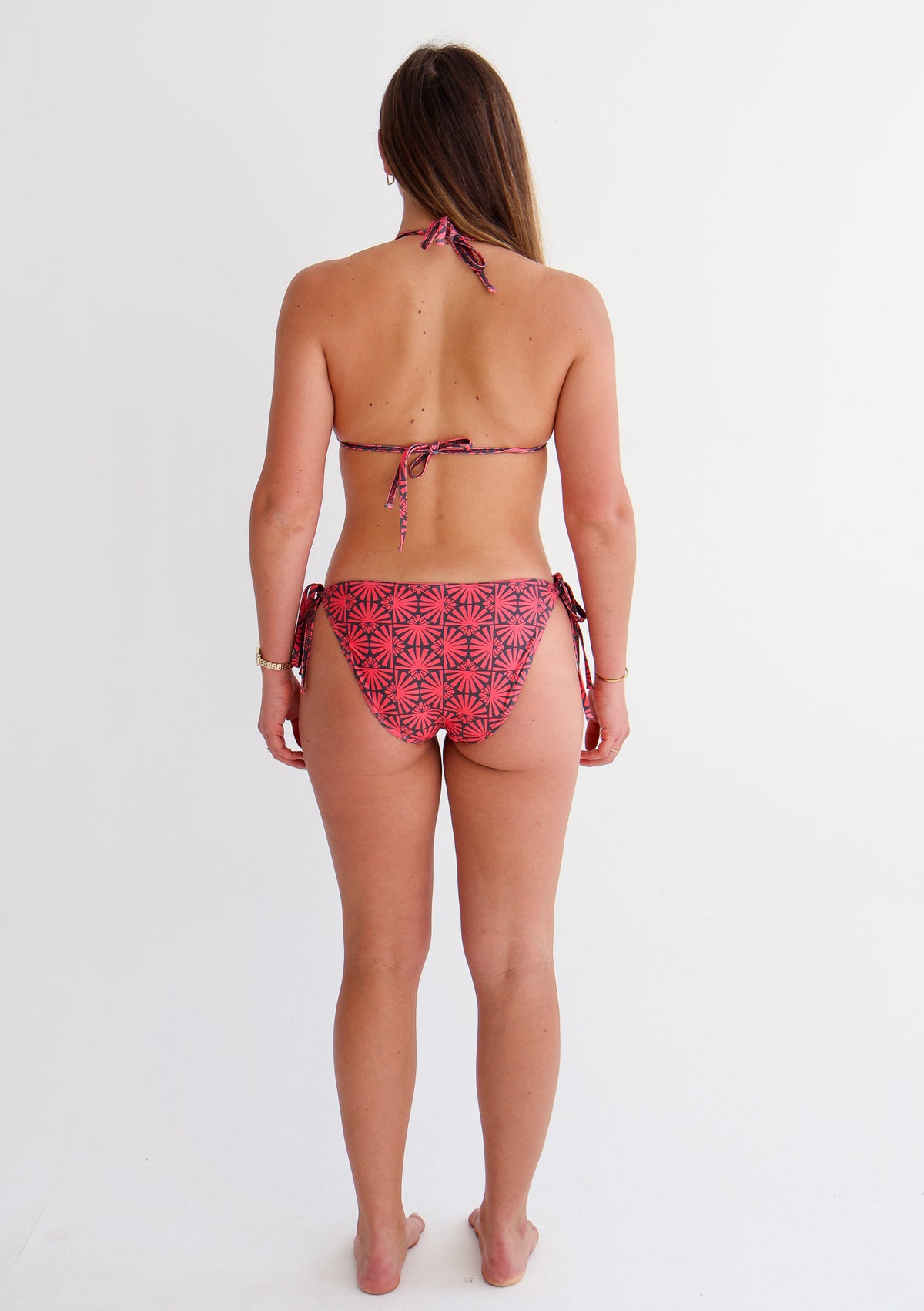 Pink Peacock Bikini Set