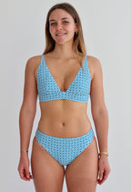 Greece Blue Violet Bikini Set