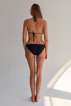 Black Tanga Bikini Bottom