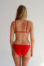 Red Tanga Bikini Bottom