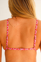 Pink Diamond Brakini Bikini Top