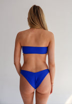 Royal Blue Tube Bikini Top