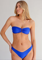 Royal Blue Tube Bikini Top