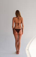 Brown Bikini Set with Rings