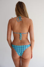 India Mint High-Leg Bikini Bottoms