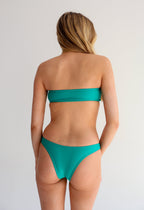 Green High-Leg Bikini Bottoms