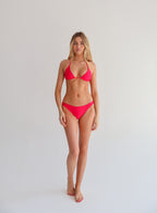 Barbie Pink Tie Bikini Top
