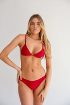 Maroon Tanga Bikini Bottom