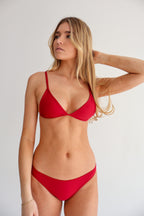 Maroon Brakini Bikini Top