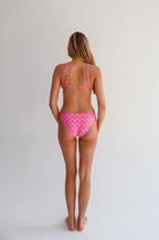 Pink Feather Brakini Bikini Top