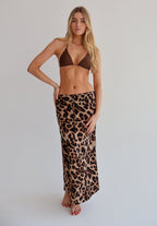 Leopard Print Skirt