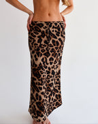 Leopard Print Skirt