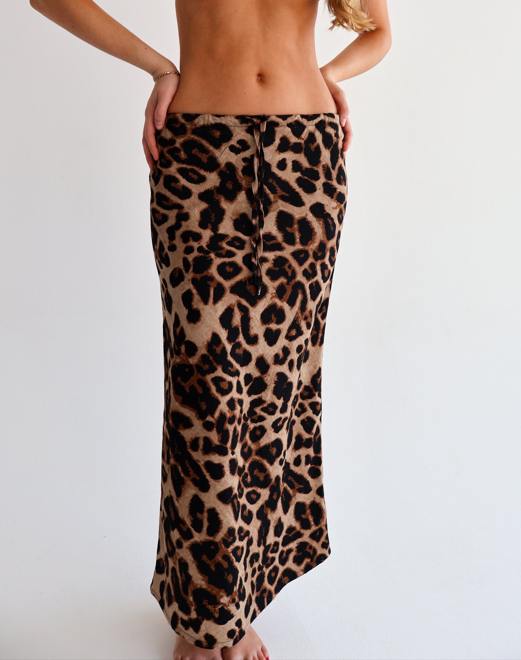 Leopard Print Skirt