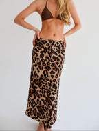 Leopard Print Skirt