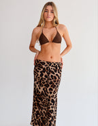 Leopard Print Skirt