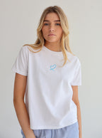 LULU Blue Heart T-Shirt