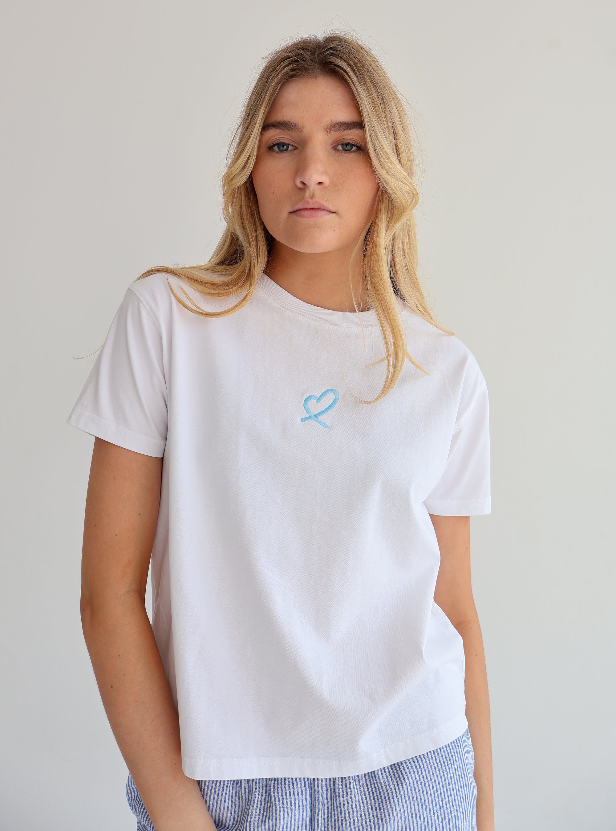 LULU Blue Heart T-Shirt