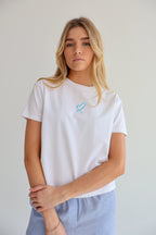 LULU Blue Heart T-Shirt
