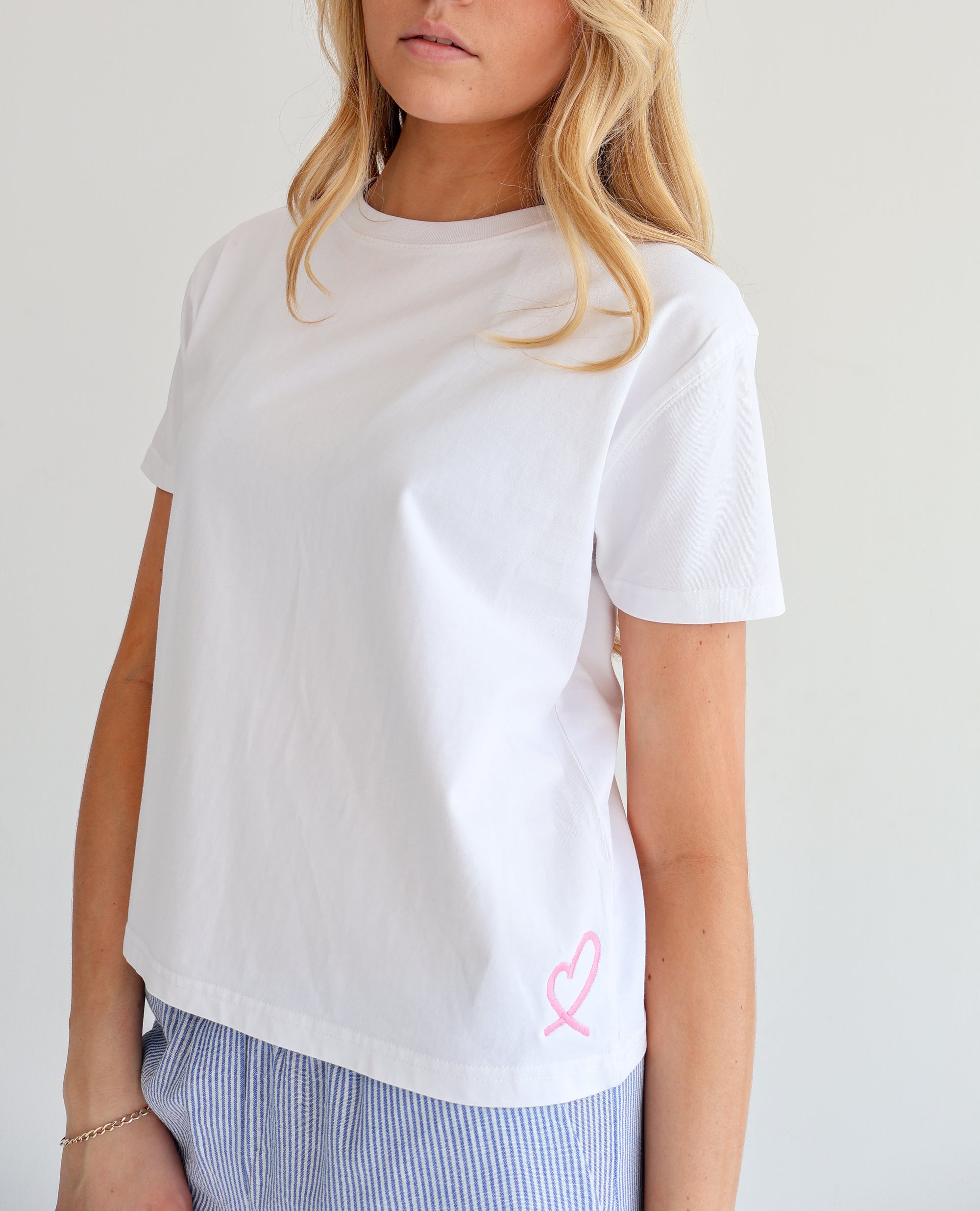LULU Pink Heart T-Shirt