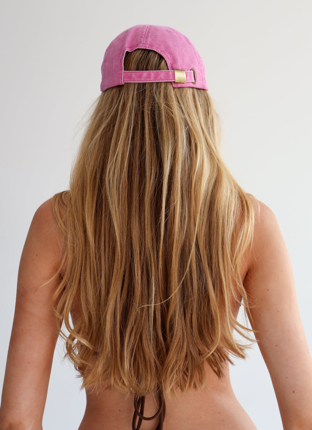 Pink Lulu Peak Cap