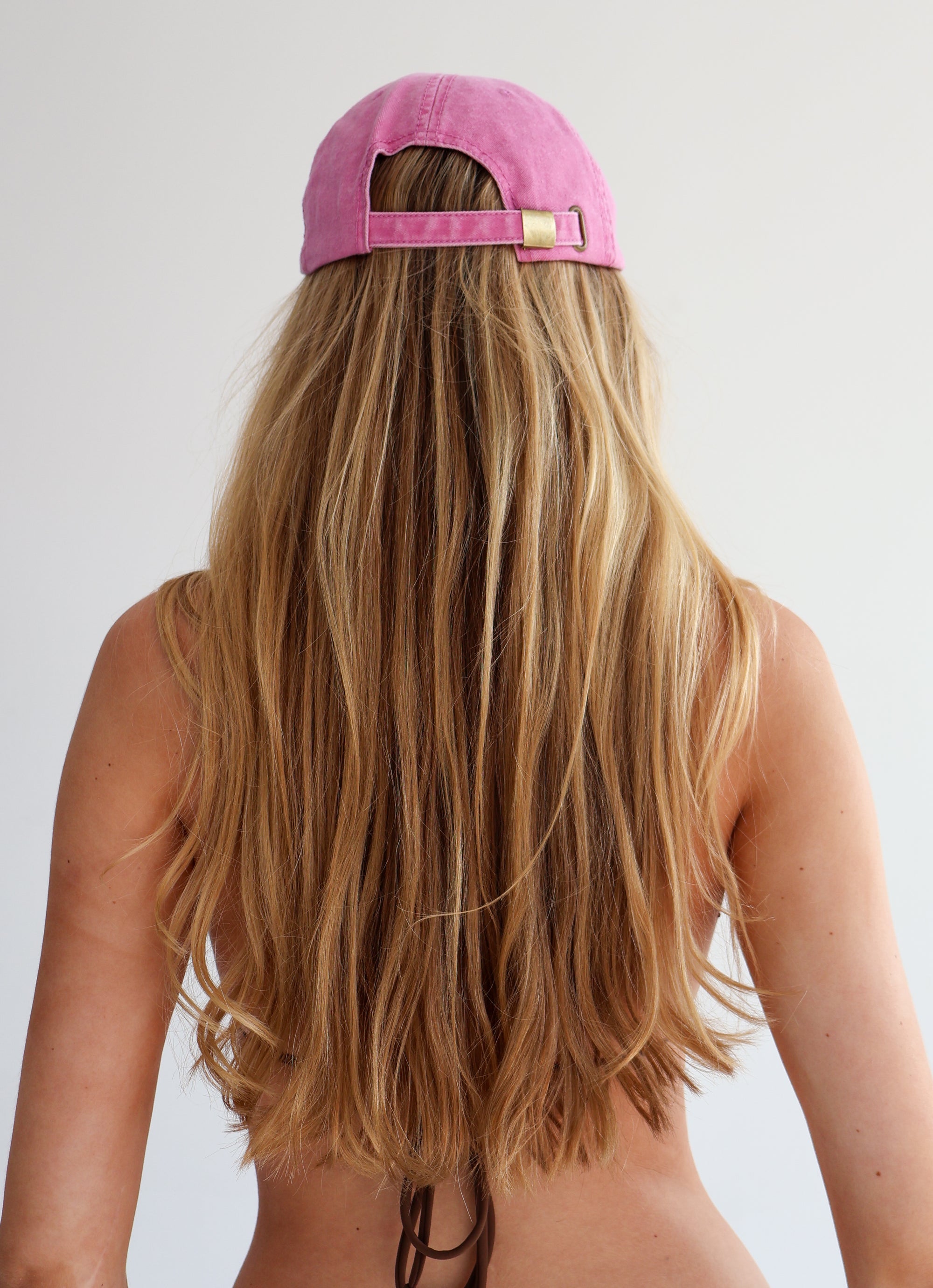 Pink Lulu Peak Cap
