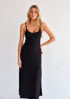 Black Slip Dress