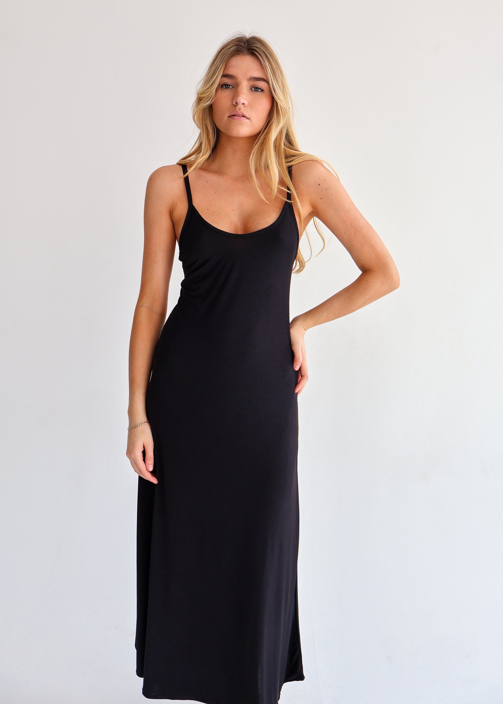 Black Slip Dress