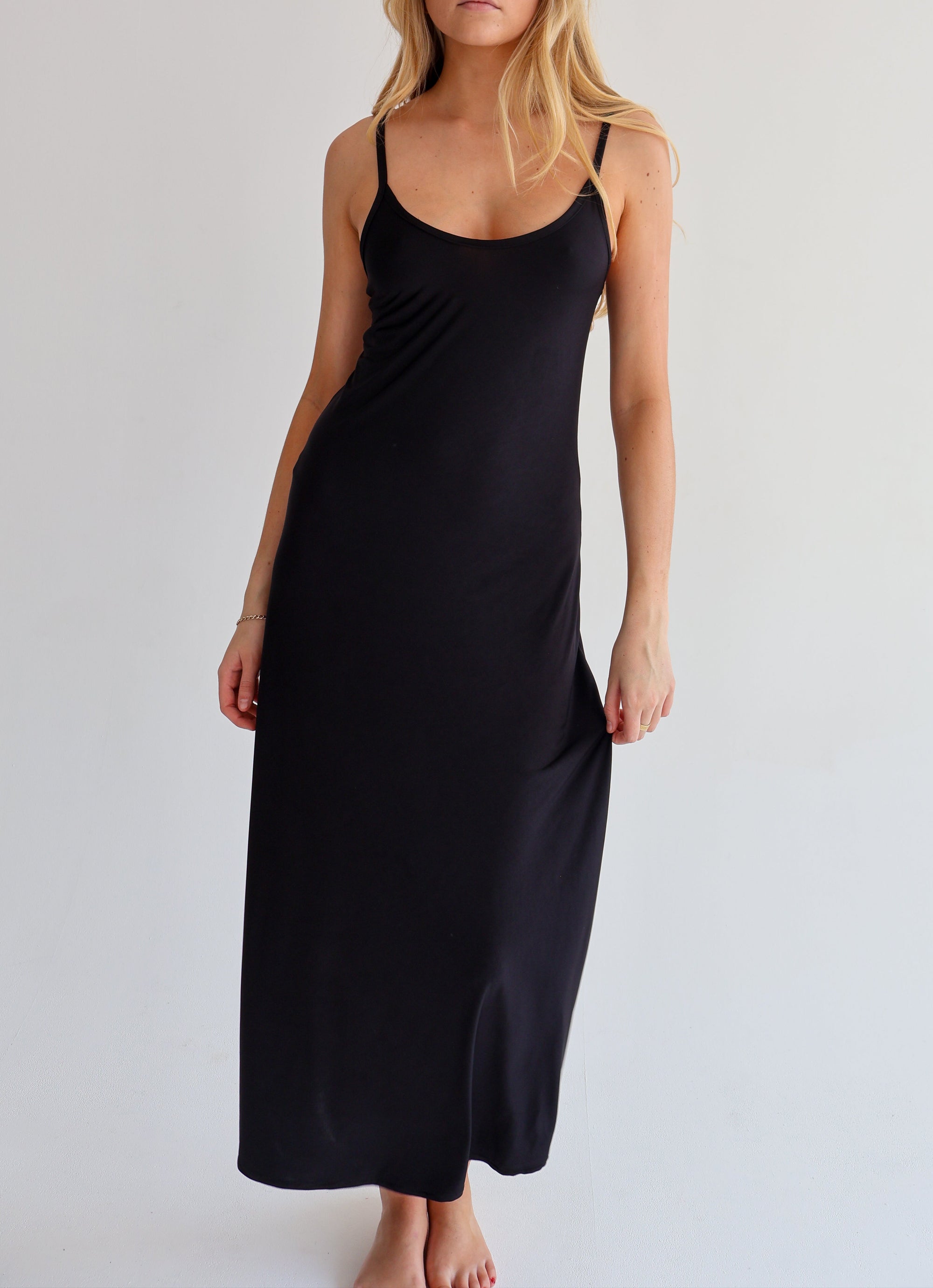 Black Slip Dress
