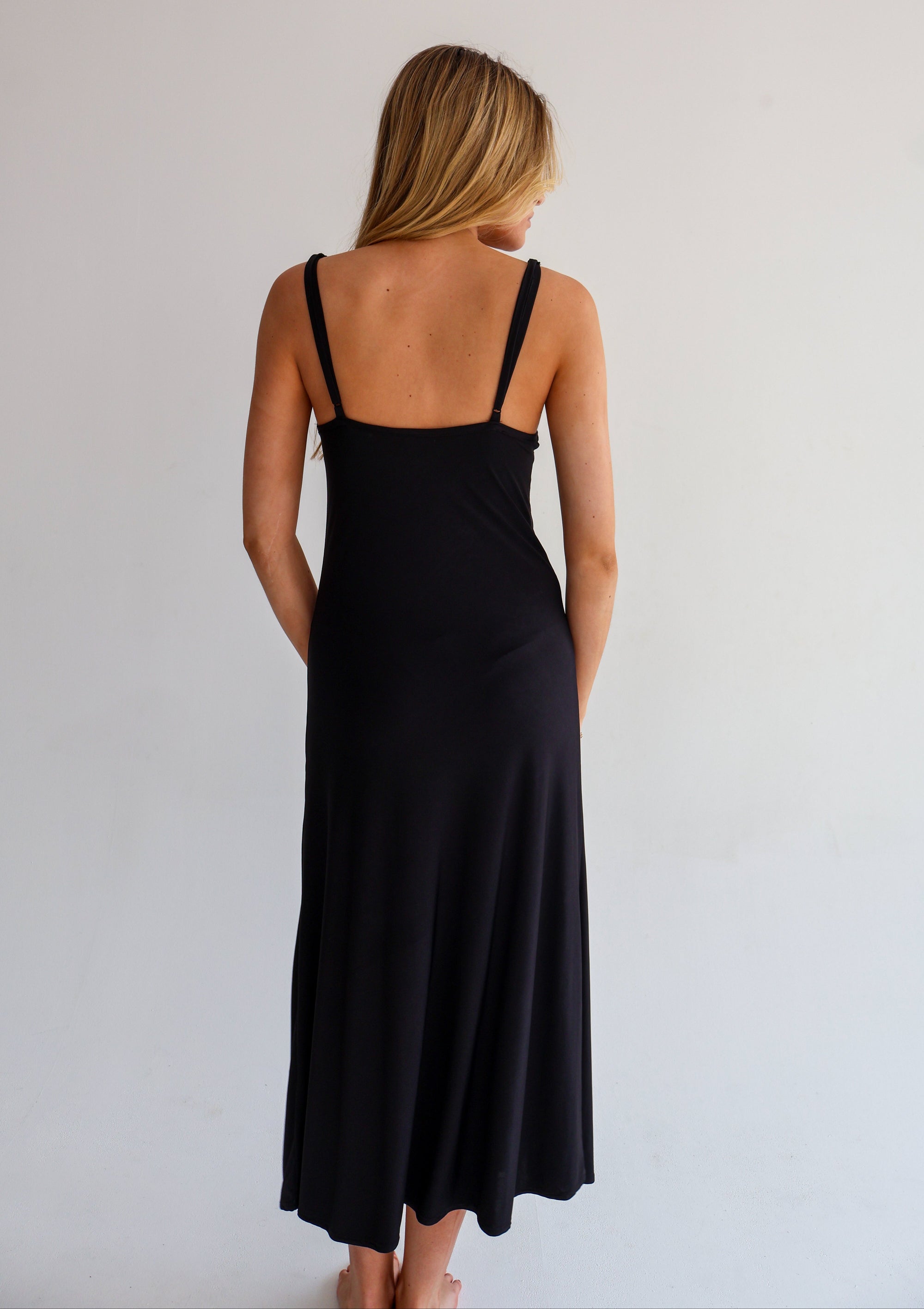 Black Slip Dress