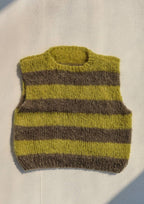 Green&Grey Mohair Vest