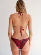 Red Leopard Bikini Set