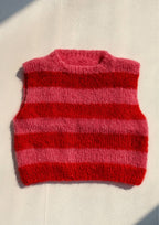 Red&Pink Mohair Vest